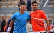 Programação Roland Garros: Djokovic e Thiem continuam duelo parado pela chuva nesse sábado