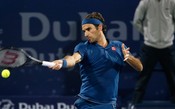 Federer vira 'paredão' na rede e conquista o ponto do dia contra Verdasco em Dubai