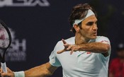 Federer dispara deixadinha com classe e surpreende Medvedev em Miami; assista