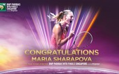 Maria Sharapova se classifica para seu 7º WTA Finals