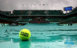 Chuva adia disputas em Roland Garros pelo segundo dia consecutivo