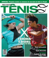 Capa Revista Revista TÊNIS 46 - Federer e Nadal - os donos da bola