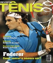 Capa Revista Revista TÊNIS 55 - Federer - como vencer o número 1
