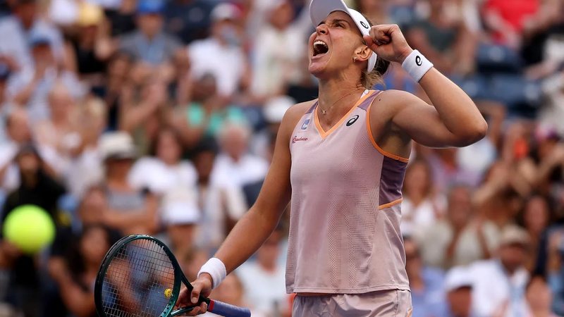 Bia Haddad Maia em disputa do US Open 2024 - Sarah Stier/Getty Images