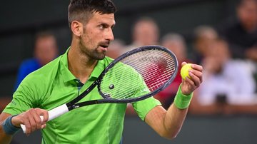 Novak Djokovic durante disputa do Masters de Indian Wells 2025 - Divulgação/BNP Paribas Open