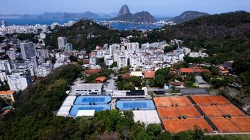 Vista aérea da Rio Tennis Academy