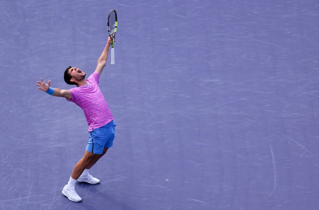 Alcaraz venceu as duas últimas edições do Masters de Indian Wells | Foto: Divulgação/BNP Paribas Open