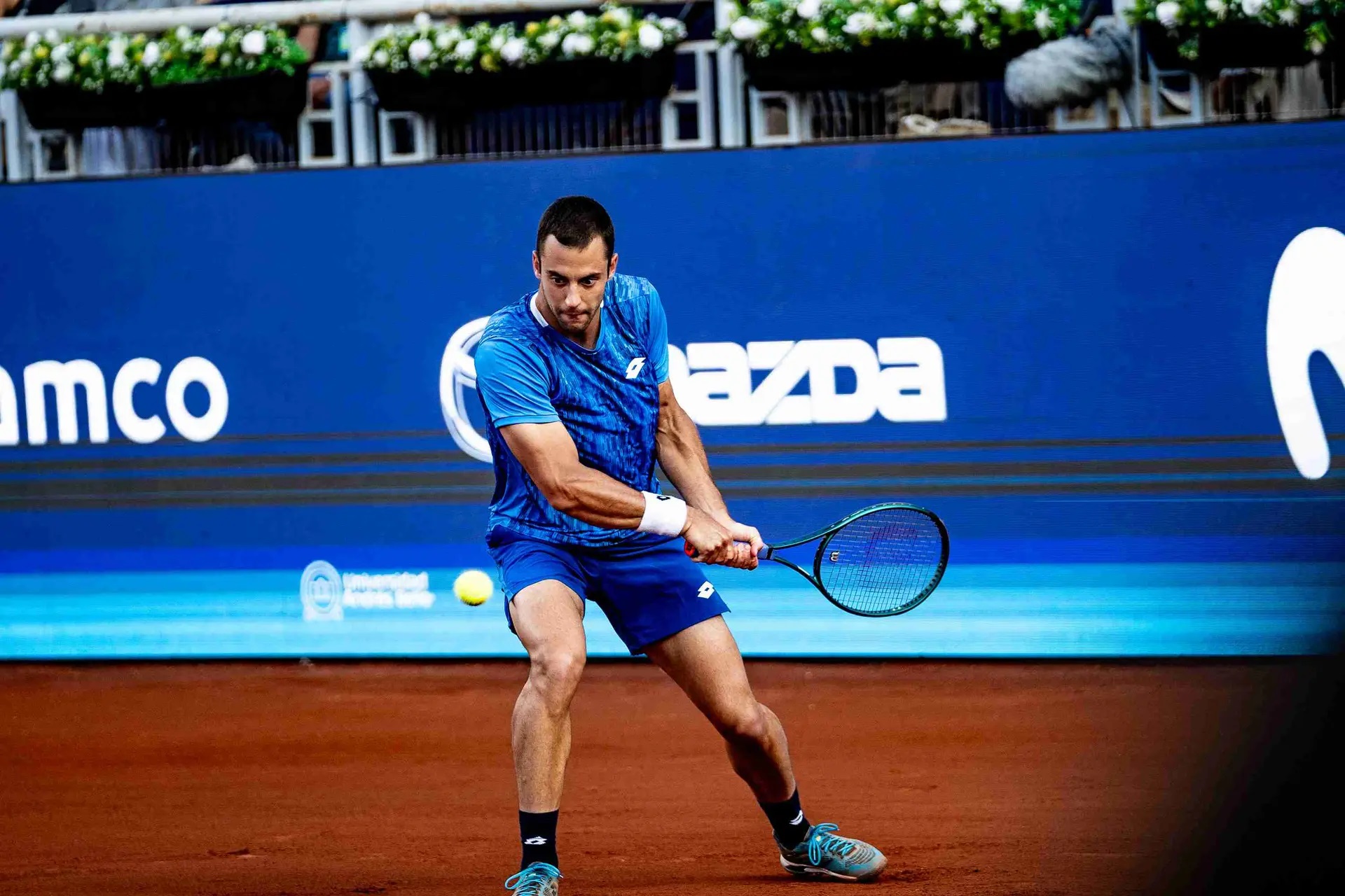 Laslo Đere durante disputa do Aberto de Santiago | Foto: Divulgação/Chile Open