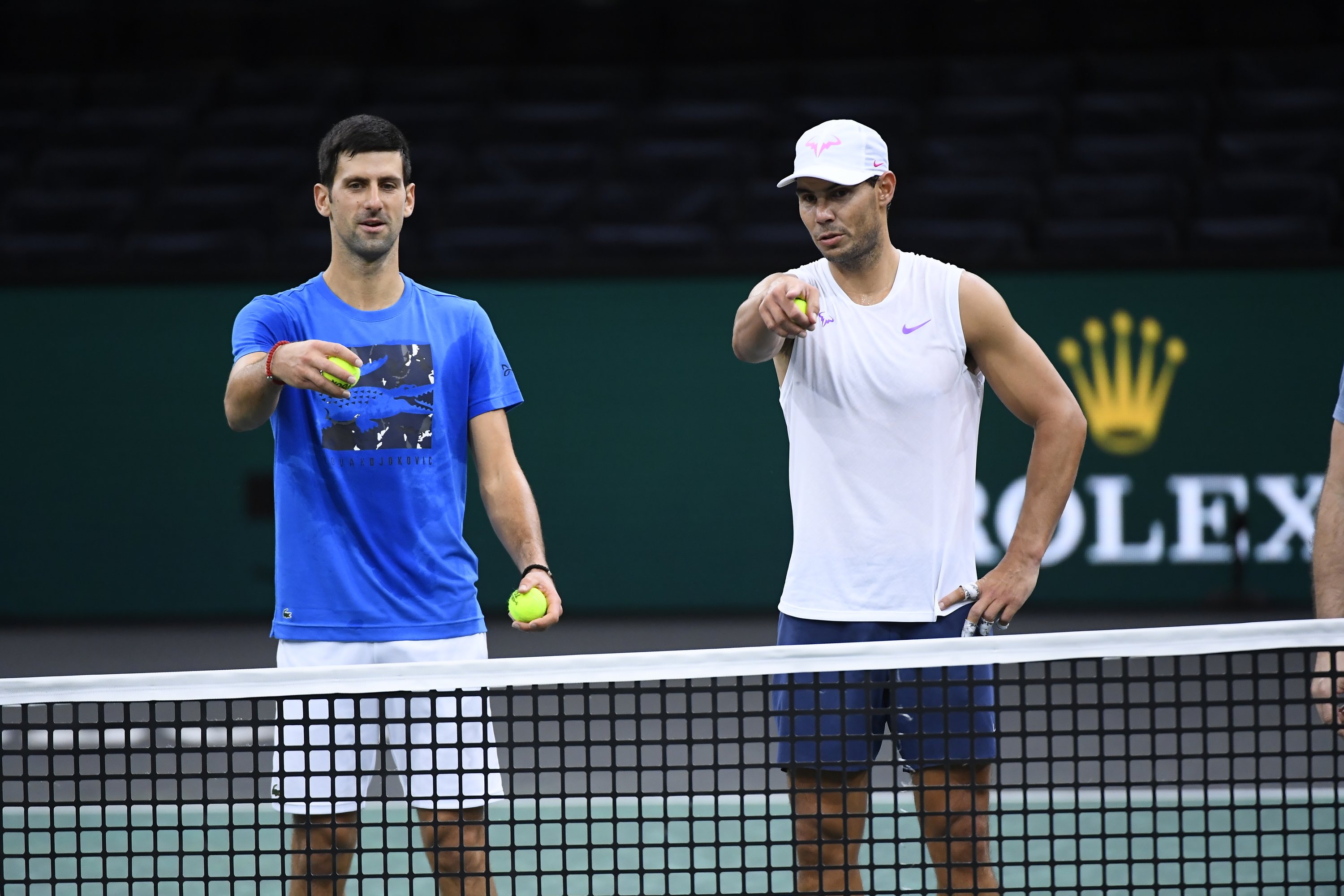 Rafael Nadal e Novak Djokovic Paris 2019