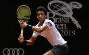 Auger-Aliassime vira sobre tricampeão Cuevas e avança no Brasil Open