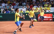 Melo e Soares vencem partida de duplas e viram confronto para o Brasil