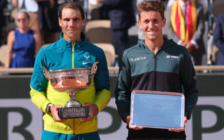 Confira como ficaram o ranking masculino e feminino após Roland Garros