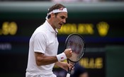 Federer freia embalado italiano e vai às quartas em Wimbledon