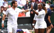 Serena e Murray estreiam parceria histórica com vitória nas duplas mistas em Wimbledon