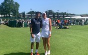 Thiago Monteiro e Bia Maia comemoram classificação para a chave principal de Wimbledon