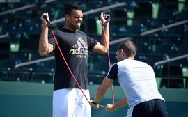 Retornando de lesão em Miami, Tsonga se inspira em Ferrer e Federer e revelou estar fora de condições na final da Copa Davis