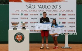 Maria Clara Silva e Gabriel Decamps vencem "Rendéz-vous à Roland Garros"