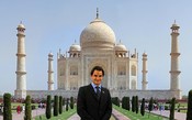 Fãs do twitter fazem Roger Federer "visitar" pontos turísticos da Índia