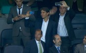 Rafael Nadal comparece ao Santiago Bernabéu para clássico de Madri